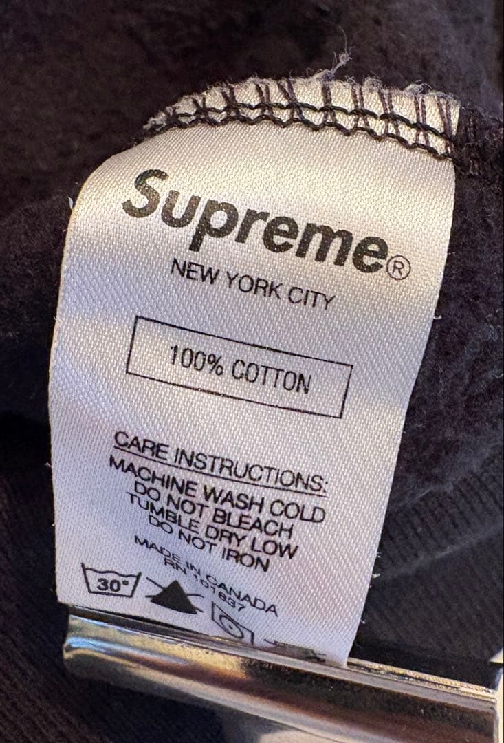 Supreme グラフィックパーカー ブラックシュプリーム Lサイズ