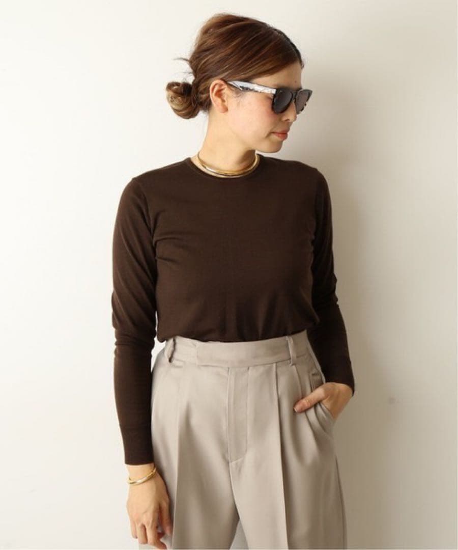 ドゥーズィエムクラス *FF30 クルーネック プルオーバー　38