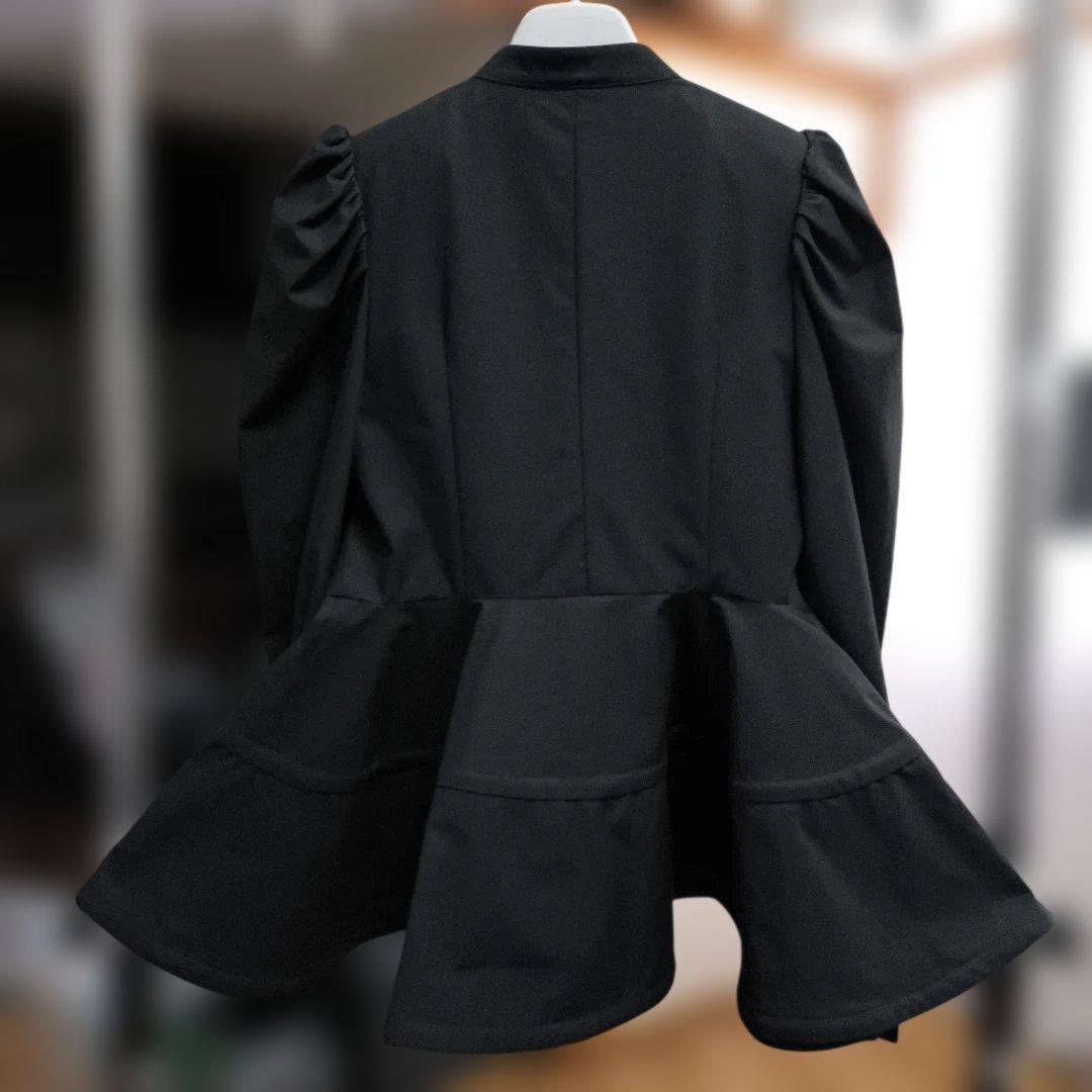 cygne シーニュ ぺプラムブラウス Marie ブラック