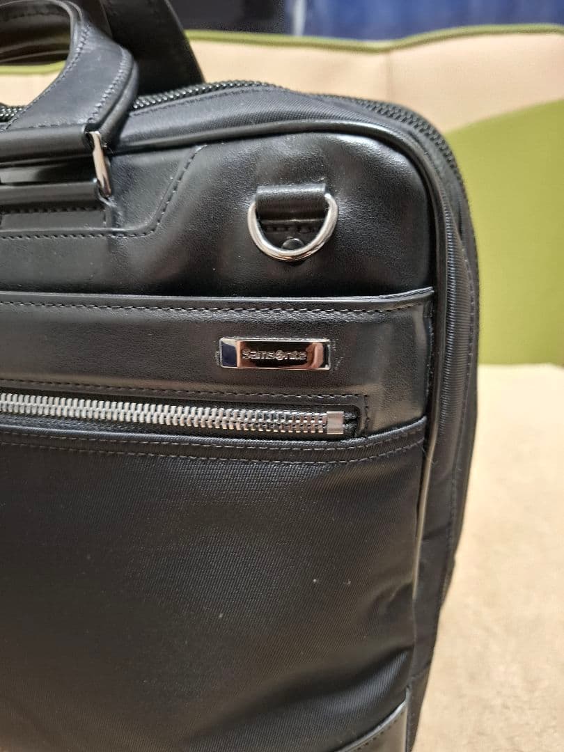 美品!サムソナイト エピッド3 ブリーフケース エキスパンダブル フルブラック