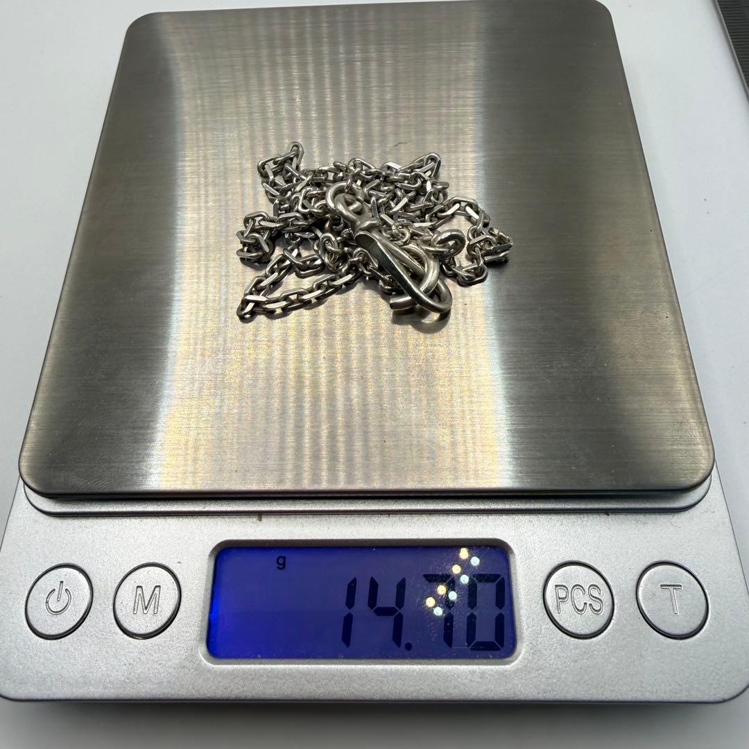 美品　ファーストアローズ　フックチェーンS 細角チェーン　約50センチ