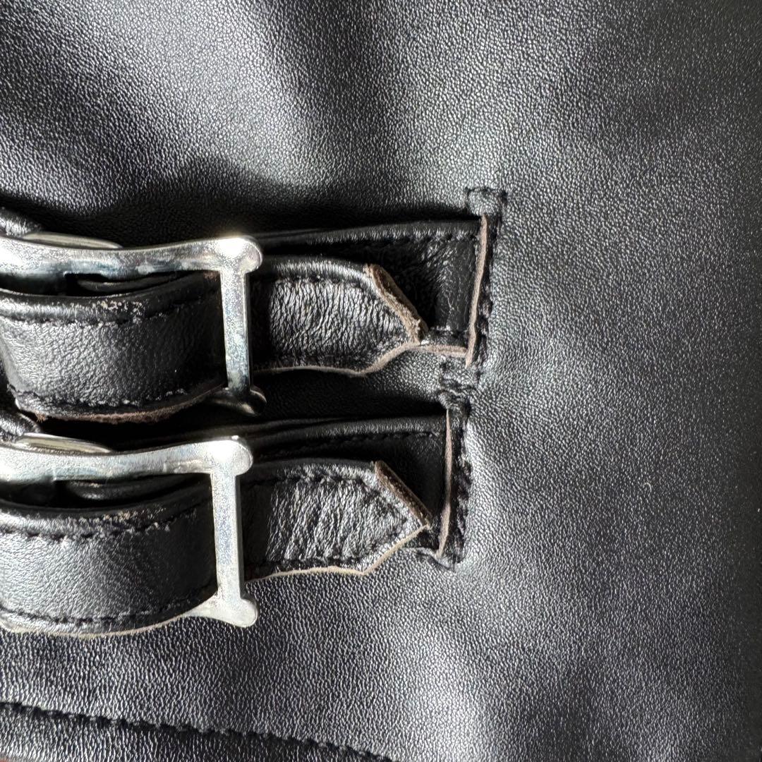 Journal Standard ブラックレザージャケット ライダースM メンズ