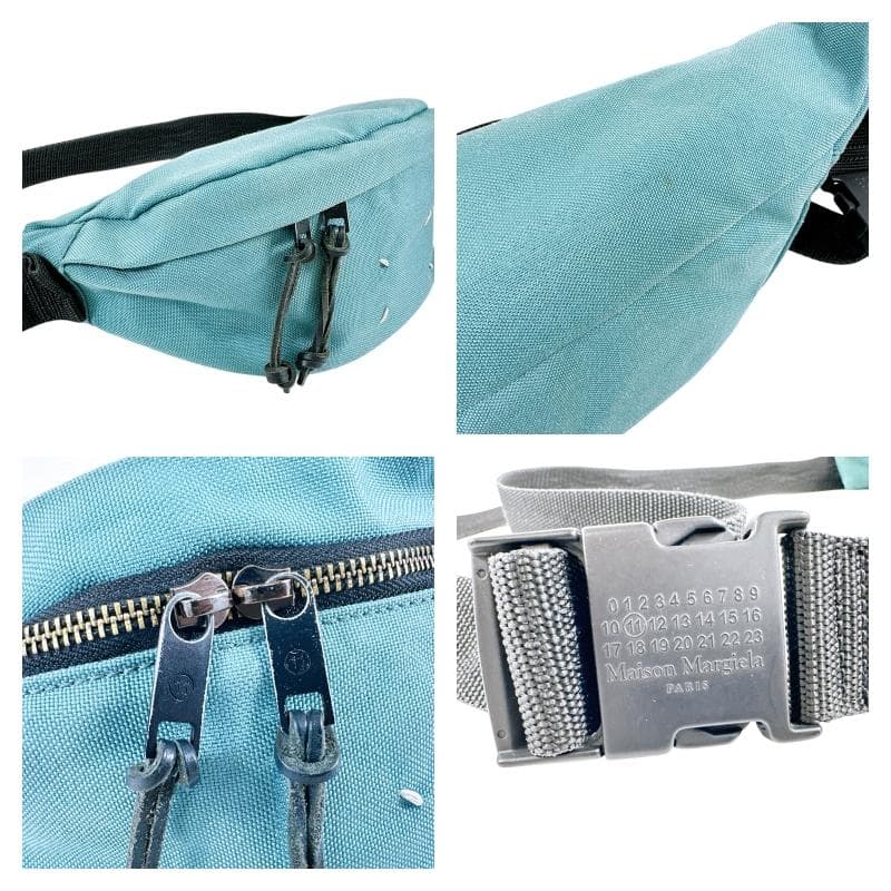 メゾンマルジェラ 4ステッチ キャンバス ボディバッグ ウエストポーチ