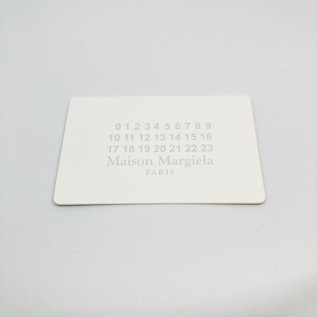 ★美品★メゾンマルジェラ 長財布 ブラックレザー L字ラウンドジップ　箱付