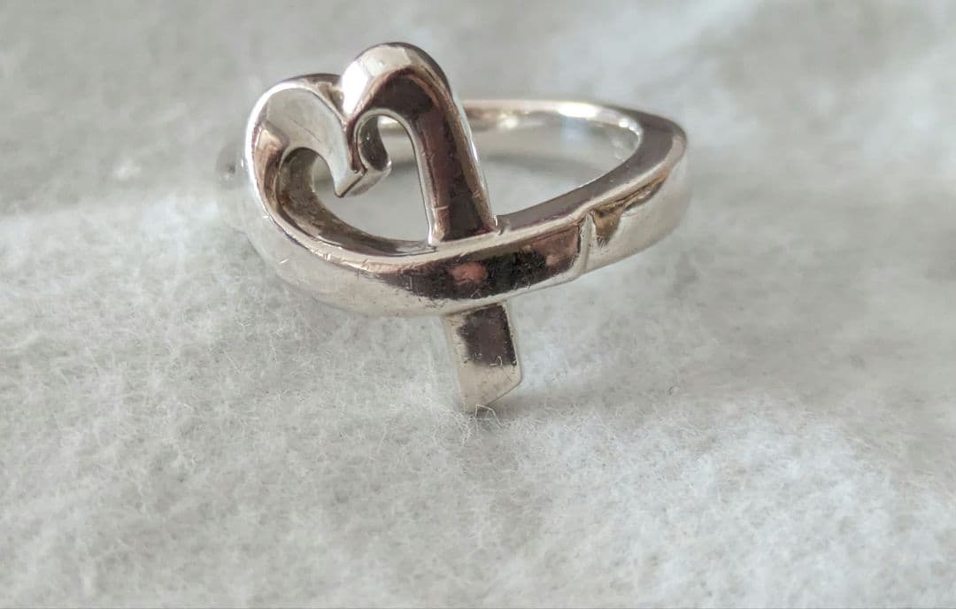 ティファニー　パロマピカソ　ラビングハート　シルバーリング