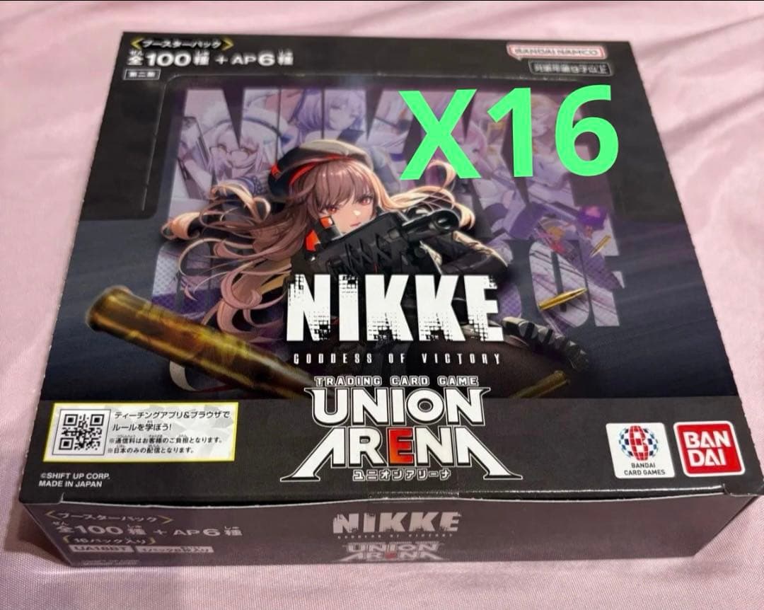 勝利の女神 NIKKE ユニオンアリーナ 新品未 開封 16BOX