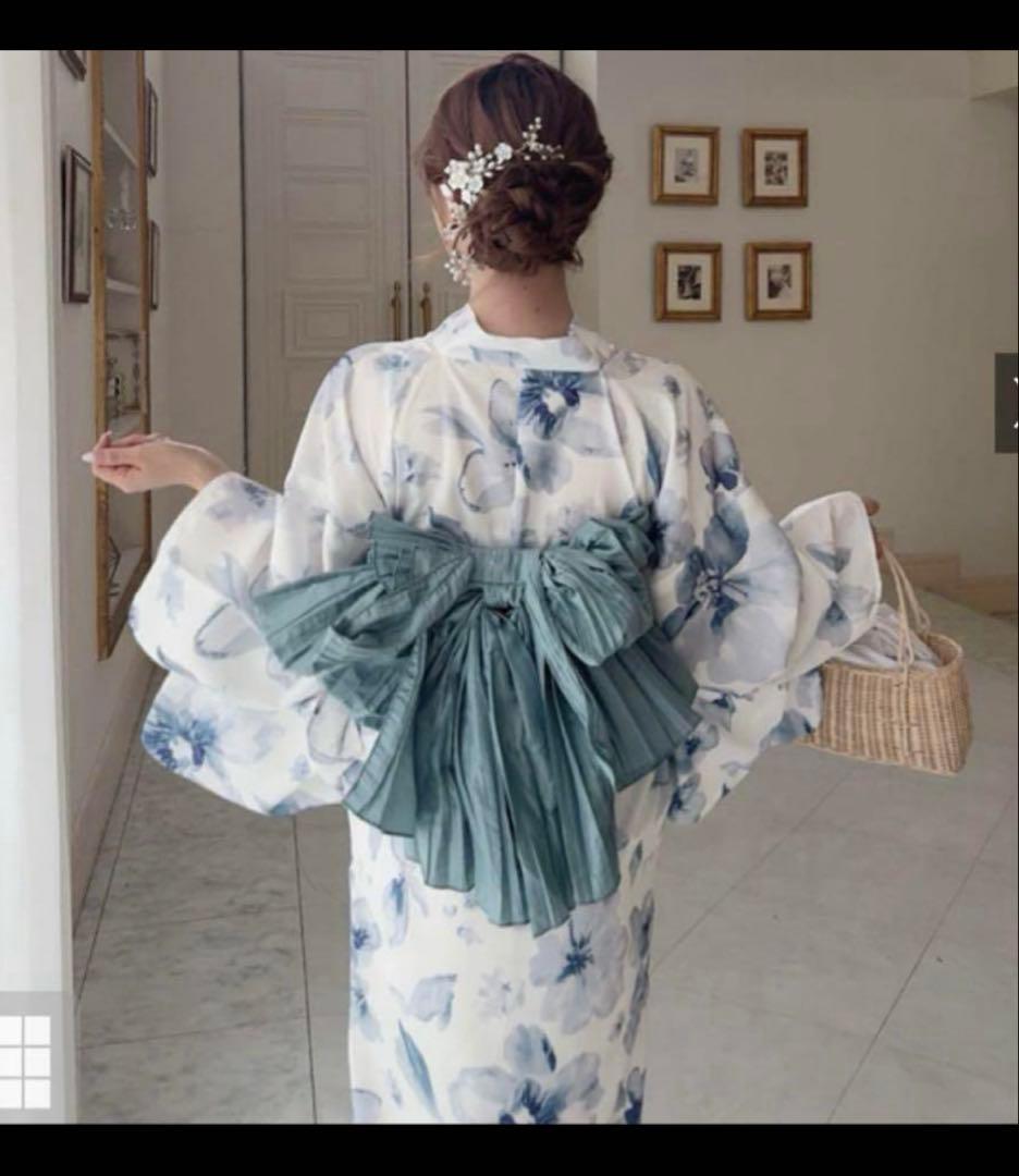 公式完売浴衣‼️GRL [fy027] 水彩花柄浴衣セットセパレート