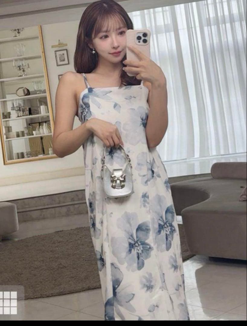 公式完売浴衣‼️GRL [fy027] 水彩花柄浴衣セットセパレート