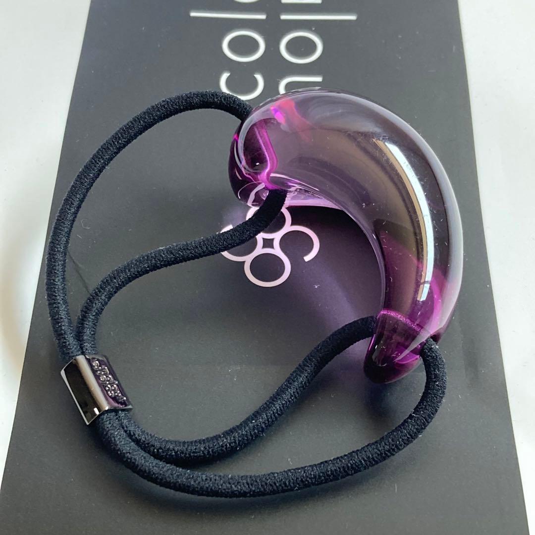 コレットマルーフ ポニー ティアドロップポニー まが玉 パープル クリア