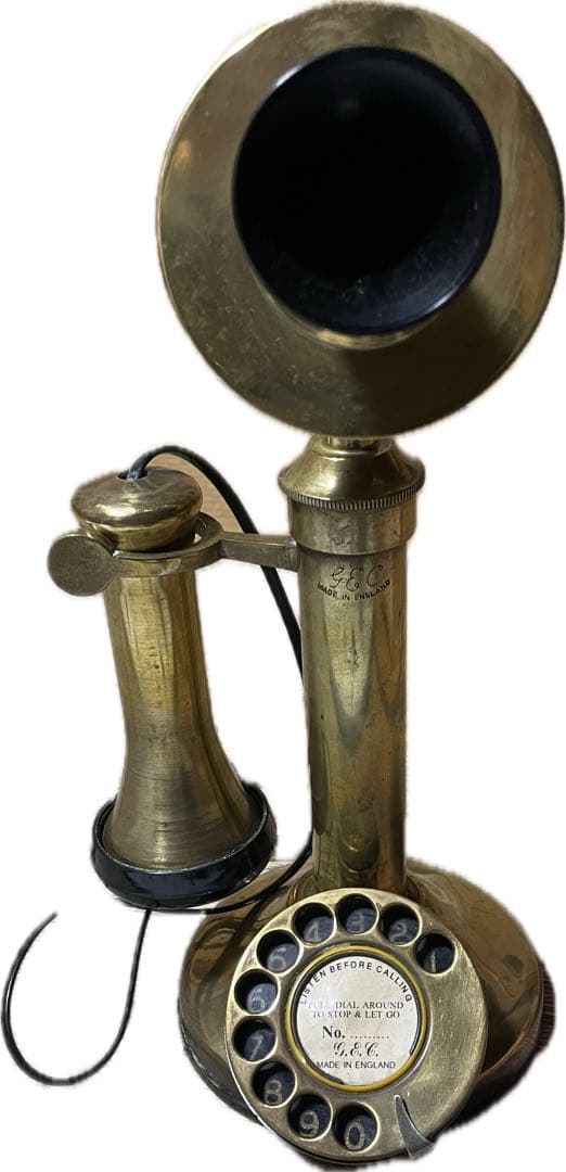 【1930年代】アンティーク　真鍮電話機　雑貨　インテリア　お洒落　おしゃれ