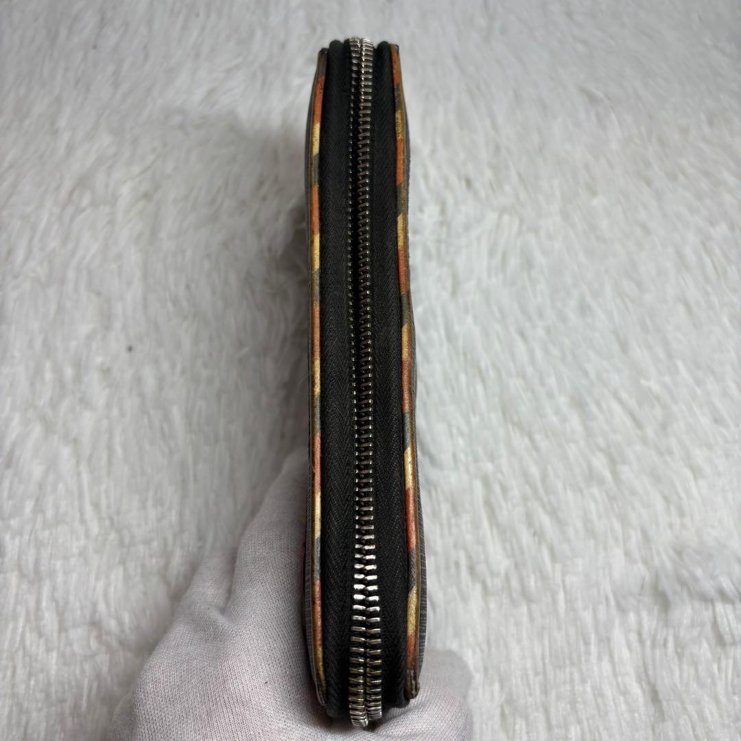 ✨高級✨ グッチ GGスプリーム PVC クーリエ 長財布 ラウンドファスナー