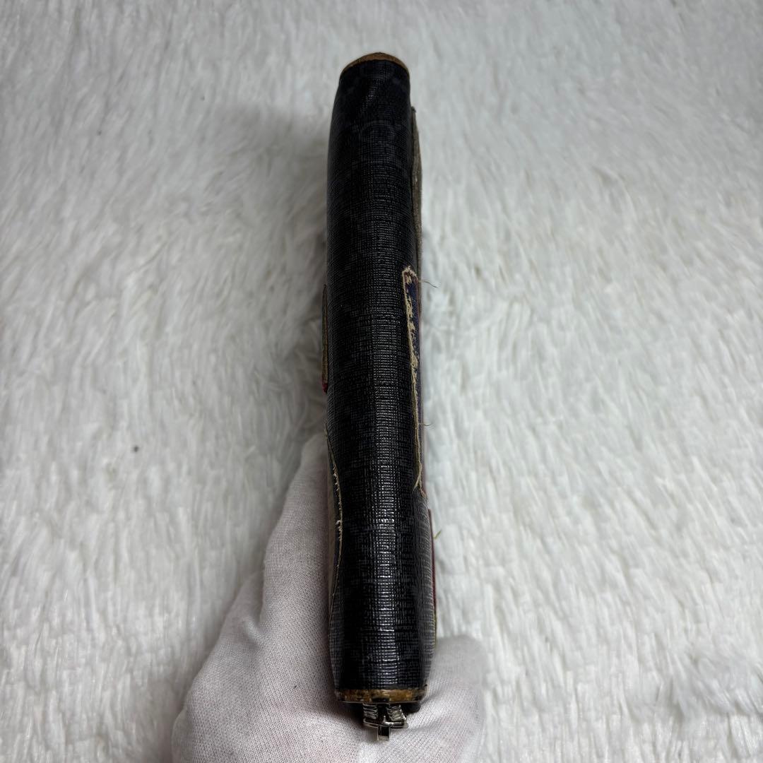 ✨高級✨ グッチ GGスプリーム PVC クーリエ 長財布 ラウンドファスナー