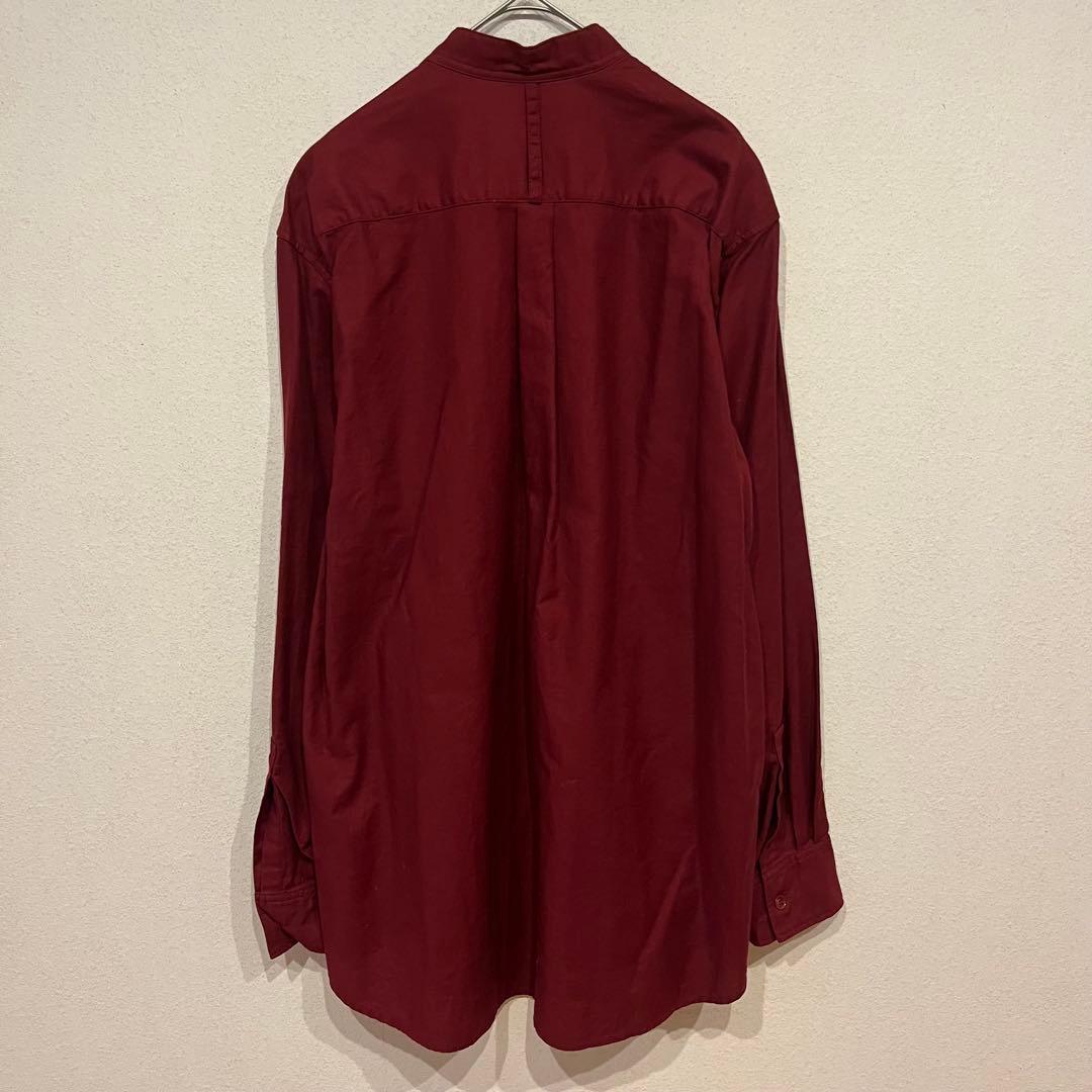 【美品】S'YTE オーバーサイズ コットン シャツ バーガンディ 3