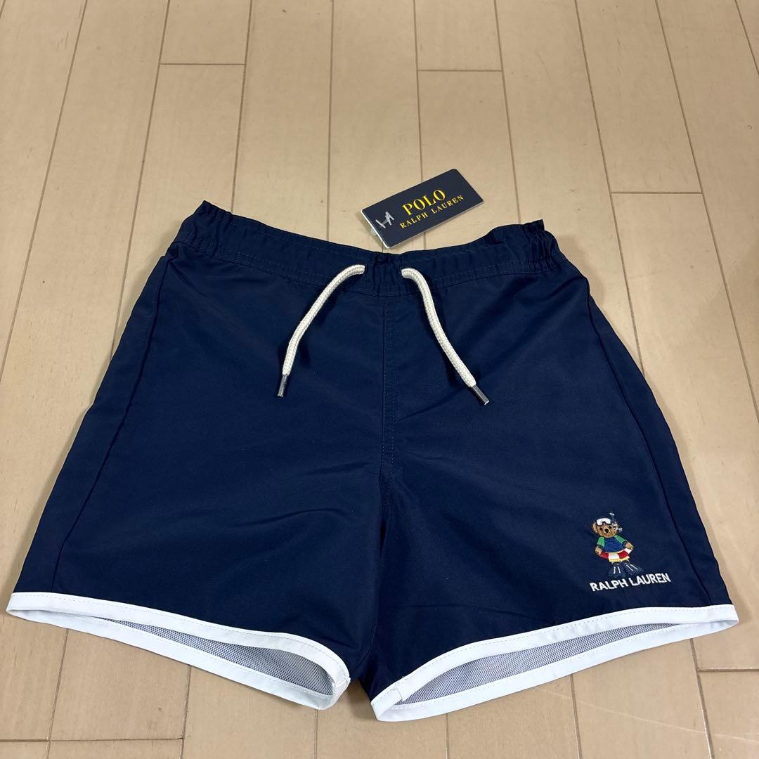 Ralph Lauren ラッシュガード 、海パン140 ネイビー　新品