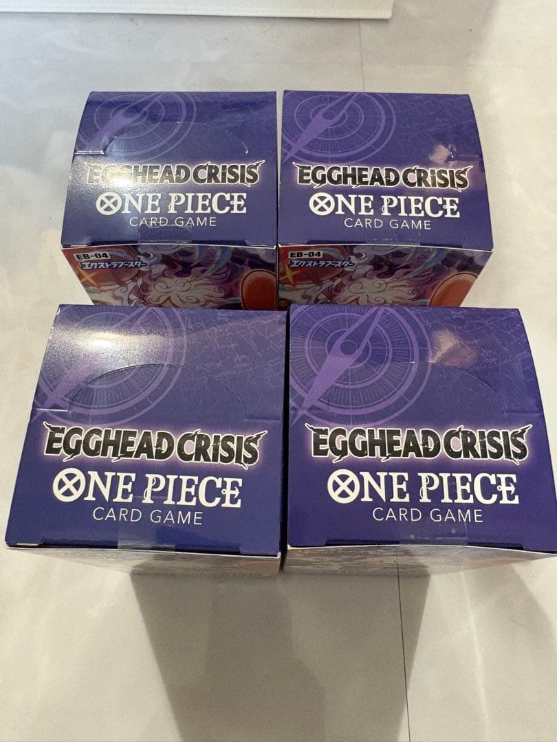 ワンピースカード　EGGHEAD CRISIS 4BOX テープ付き