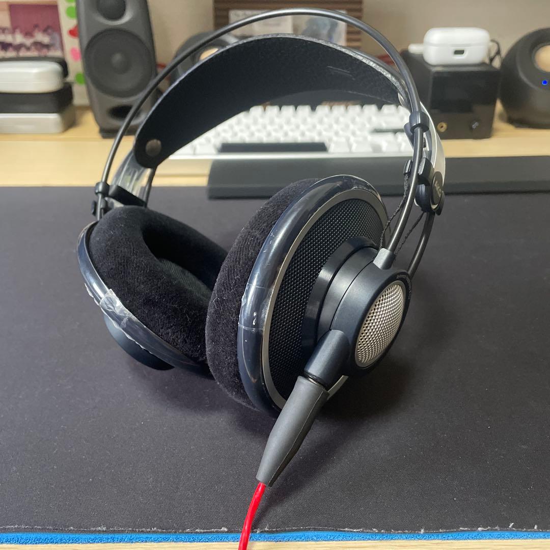 AKG K702 ベルデンケーブル　交換イヤーパッド付き