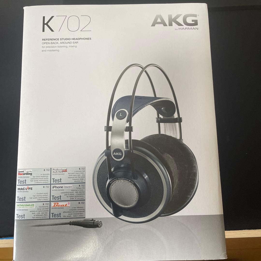 AKG K702 ベルデンケーブル　交換イヤーパッド付き