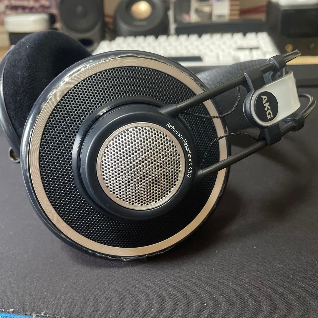 AKG K702 ベルデンケーブル　交換イヤーパッド付き