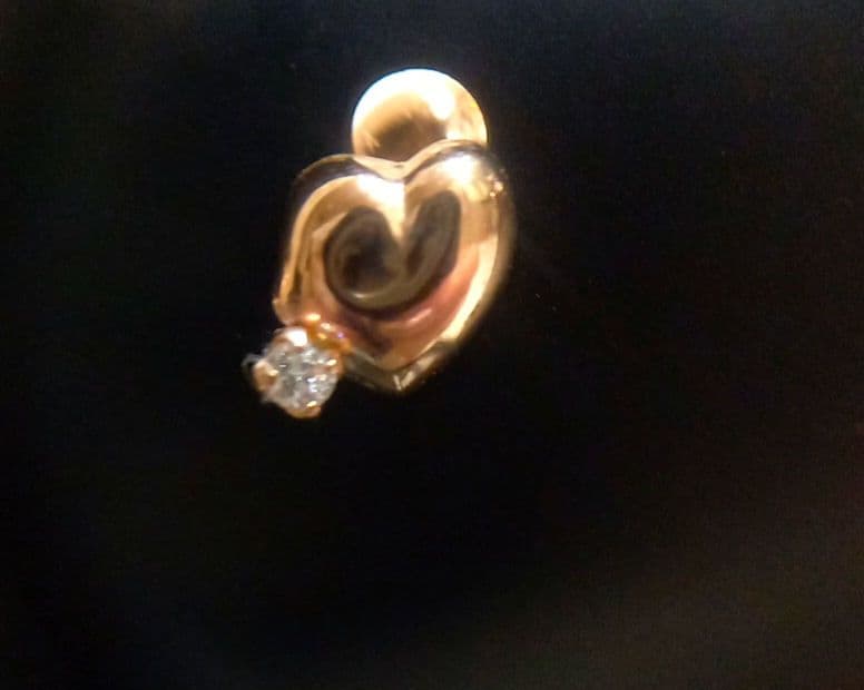 4℃　K10　ピアス　4個セット　片耳