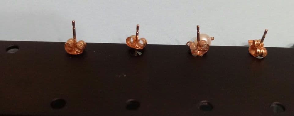 4℃　K10　ピアス　4個セット　片耳