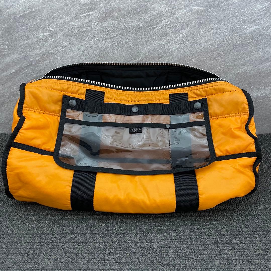 未使用級 廃盤希少✨ ポーター タンカー 2WAY 黒ボストン ダッフルバッグ