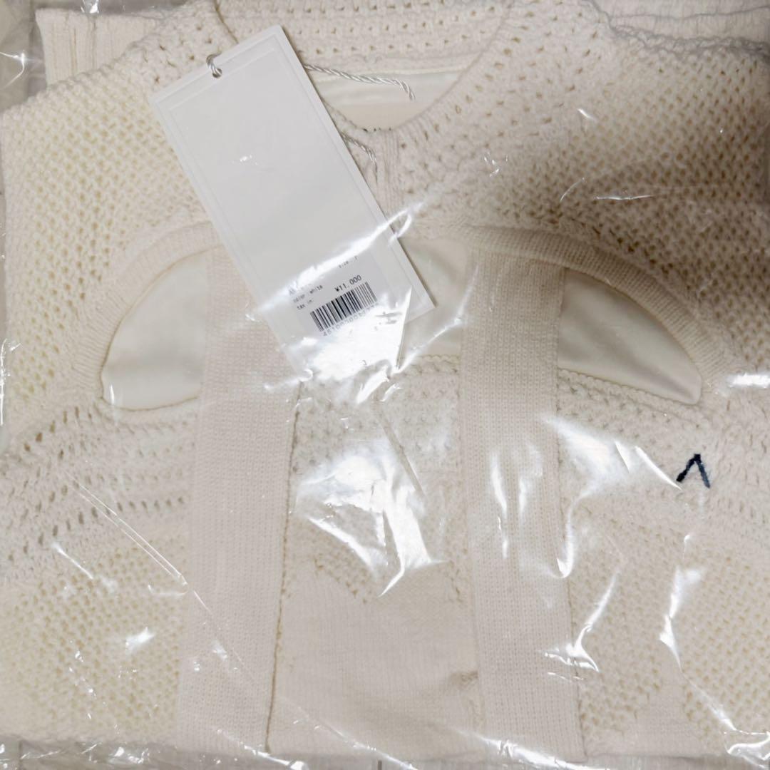 andmary Violet ribbon tops ホワイト 白 アンドマリー