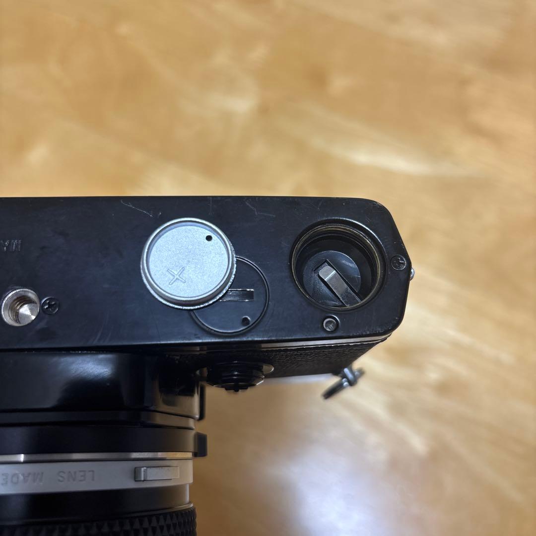 OLYMPUS OM-1 Auto-S 50mm f/1.4 （前期型）付き