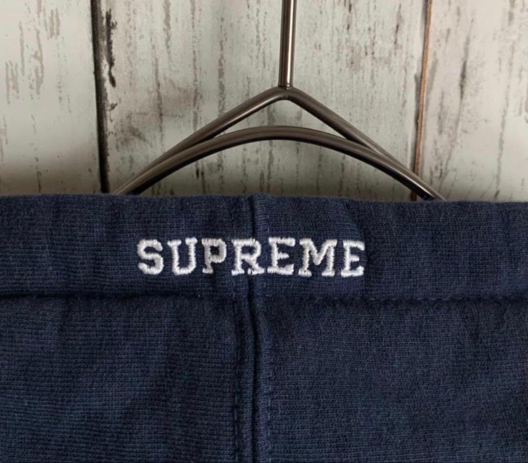 Supreme ネイビー フルジップパーカー L なごみ