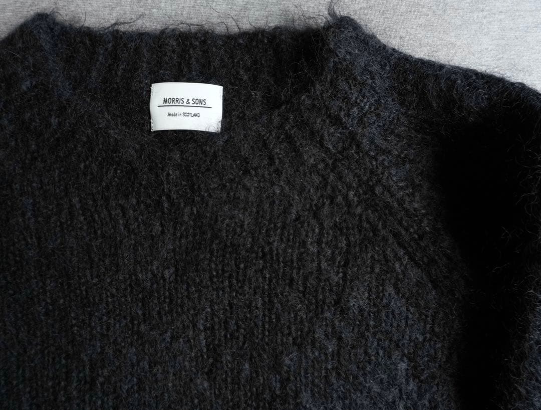 MORRIS & SONS モヘア　ニット 38 bshop ブラック