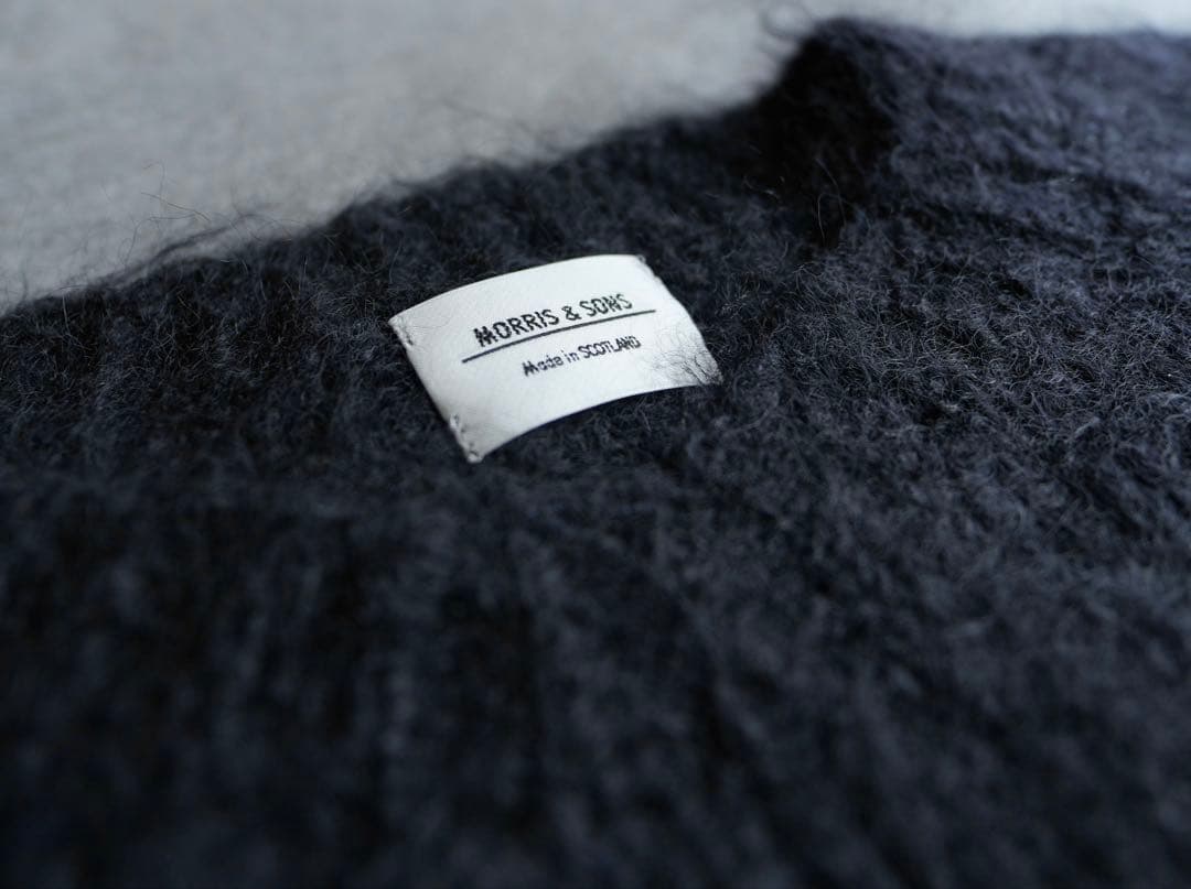 MORRIS & SONS モヘア　ニット 38 bshop ブラック