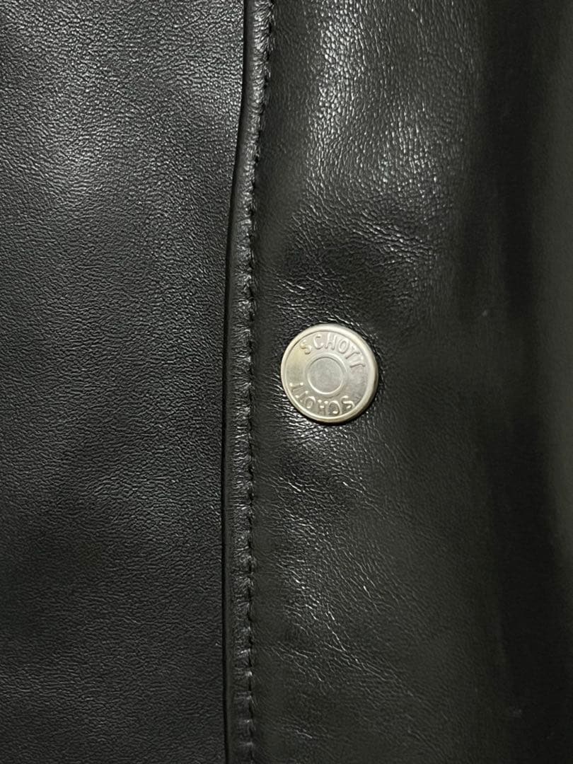 Schott LEATHER COACH JACKET レザー コーチジャケット