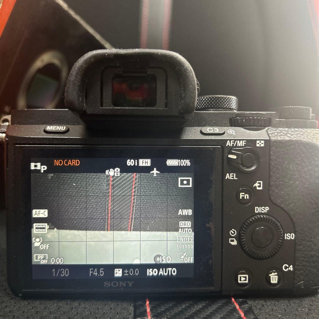 SONY α7 II 本体、レンズ、充電池1個付き