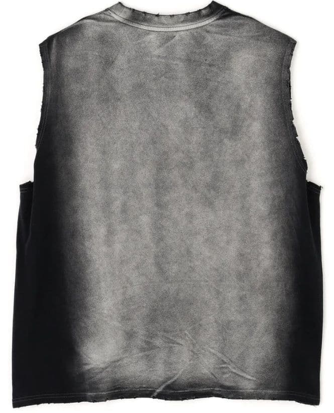 正規品 LHP ダンケシェーン レタリングプリント ノースリーブ シャツ BK