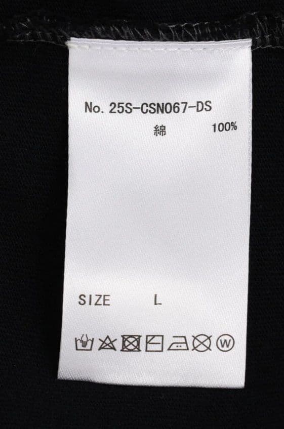 正規品 LHP ダンケシェーン レタリングプリント ノースリーブ シャツ BK