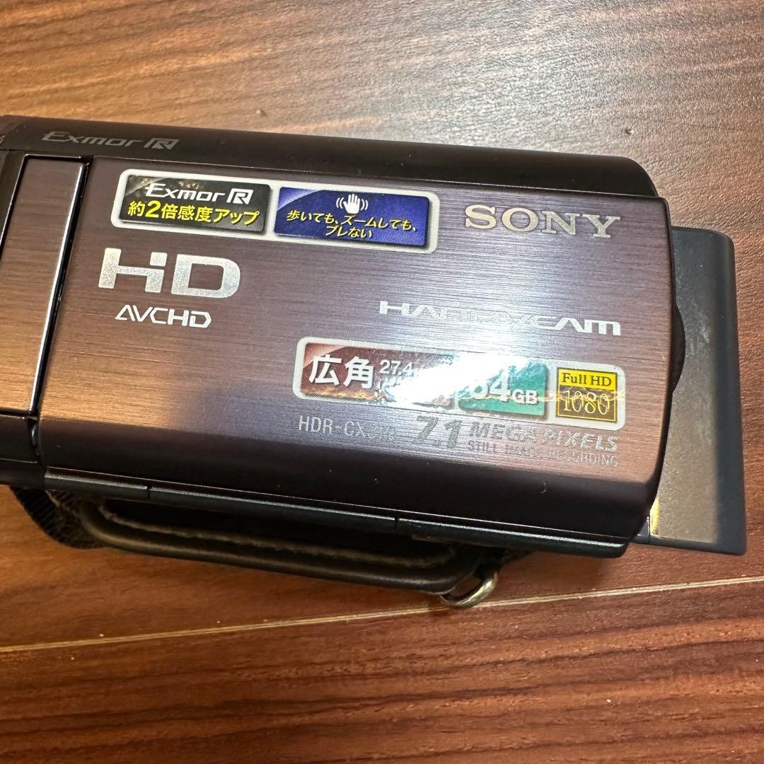 SONY HDR-CX370V ビデオカメラ ほぼ新品 5350
