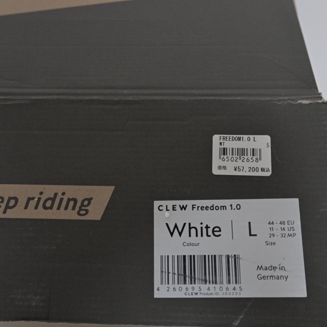 CLEW BINDING FREEDOM1.0 24-25 ホワイト Lサイズ