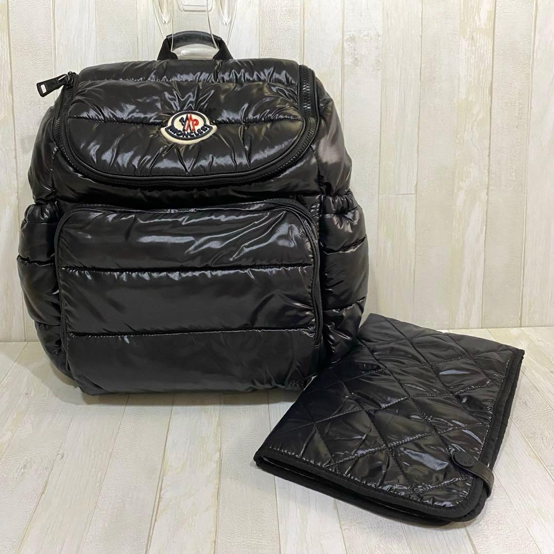 新品同様タグ付★ MONCLER マザーズバッグ　ナイロンリュック キルティング