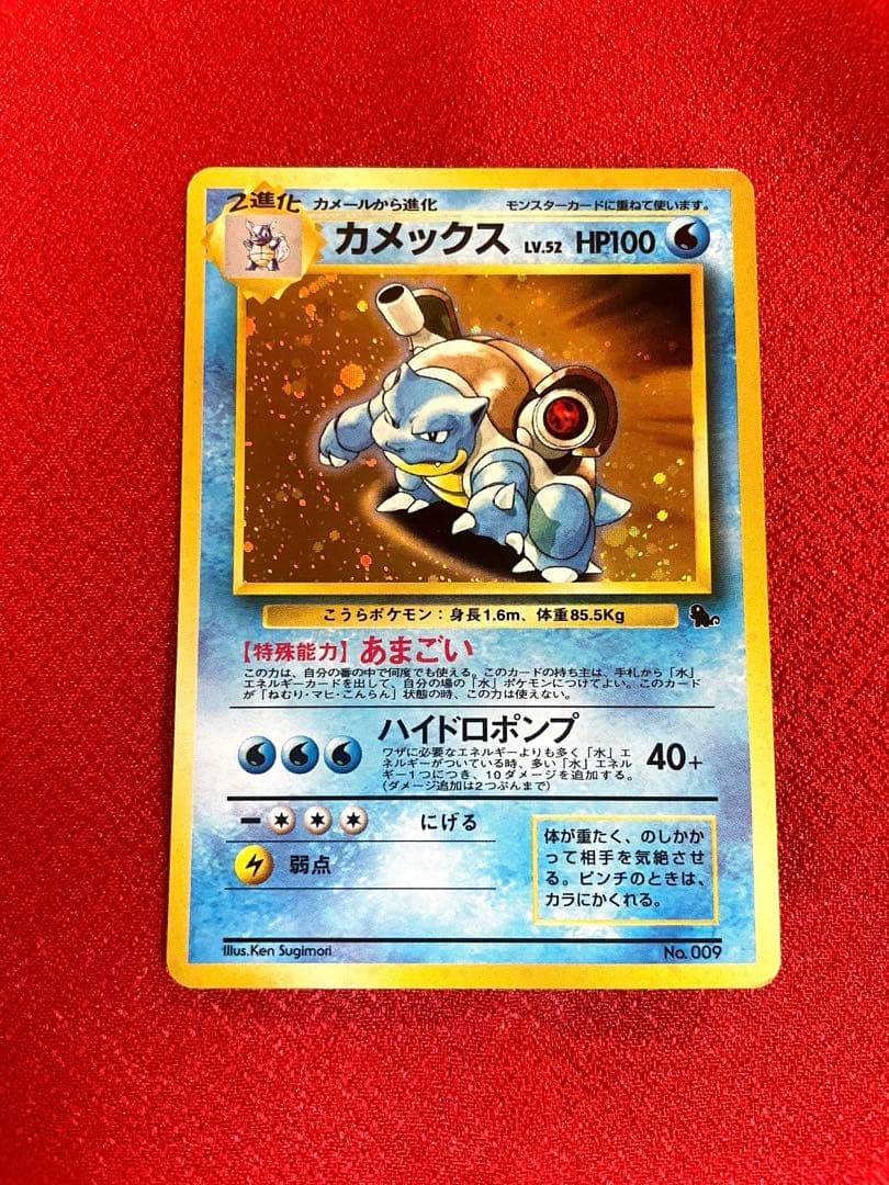 【美品-希少】イントロパック フシギバナ カメックス 計２枚 ポケモンカード旧裏
