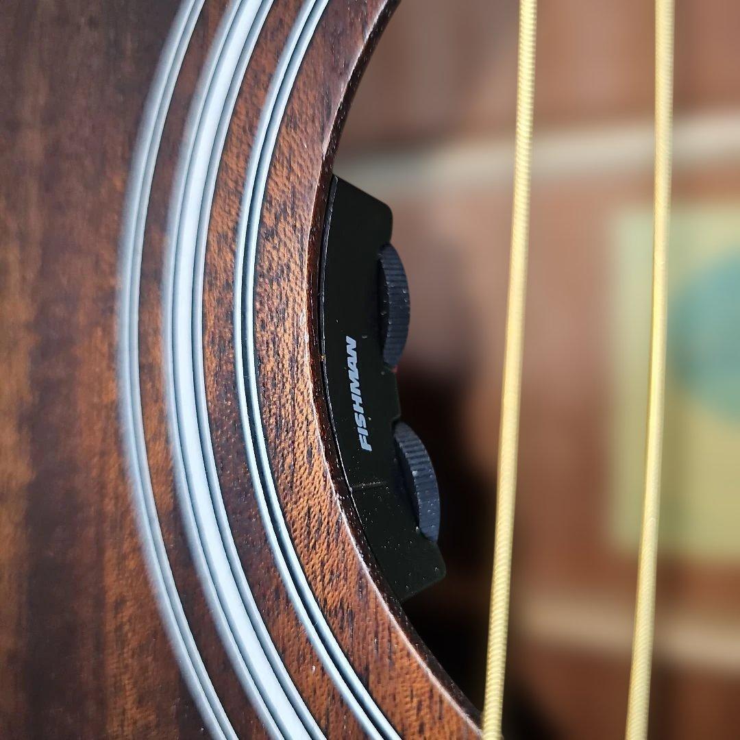 Stafford.SF-4DMオールマホ。トップ単板エレアコ。ソフトケース付き