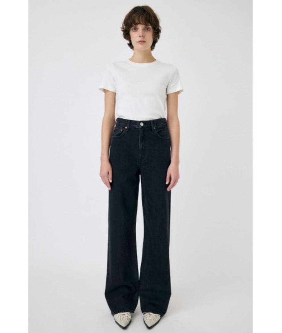 パンツ HW 90S BLK STRAIGHT