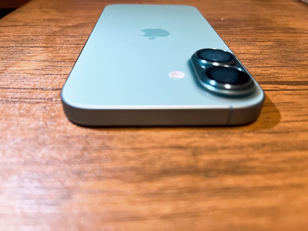 【美品】iPhone16 128GB ティール SIMフリー 最大容量100%