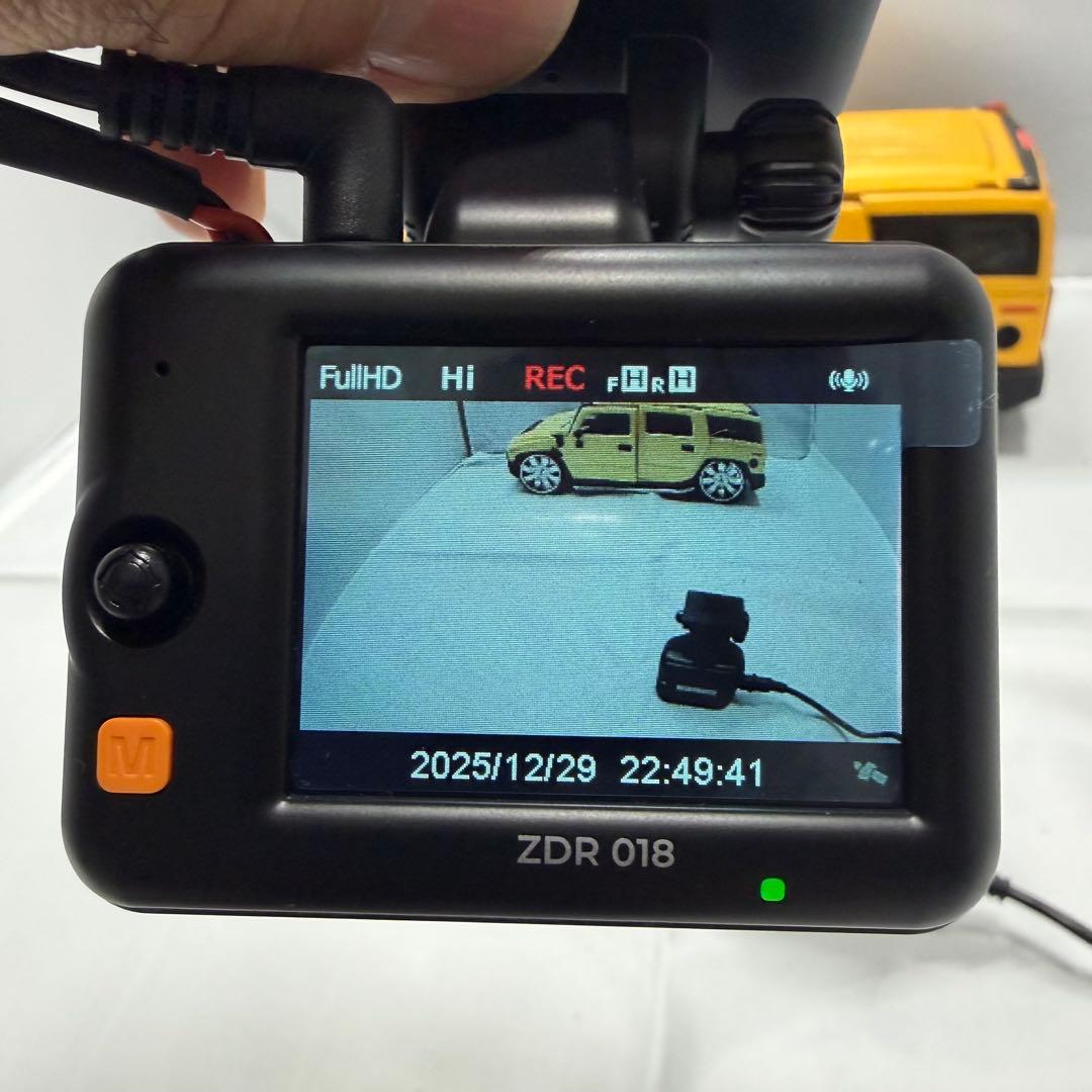 コムテック ドライブレコーダー ZDR018 中古品