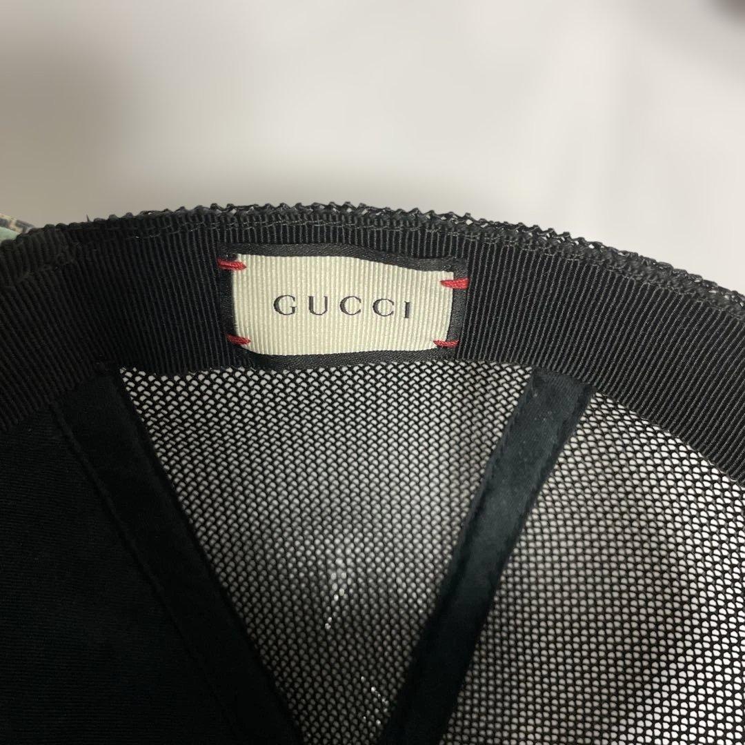 GUCCI フラワープリント ベースボールキャップXL