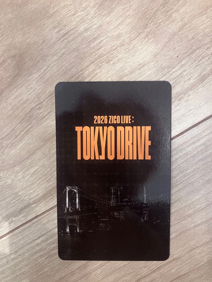 ZICO TOKYO DRIVE グッズ　トレカ　boynextdoor非売品