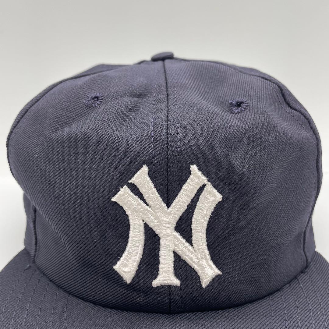 【超希少】80s ヤンキース キャップ ANNCO つば裏緑 ビンテージ 美品