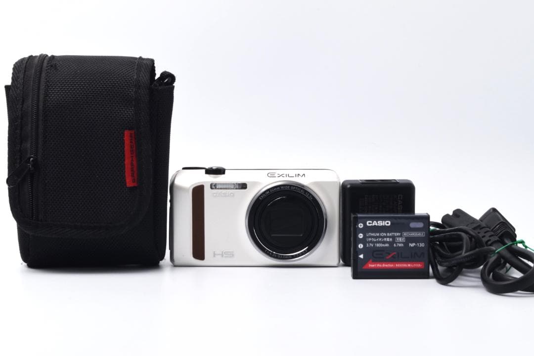CASIO EXILIM EX-ZR400 ホワイト 【カメラケース付】