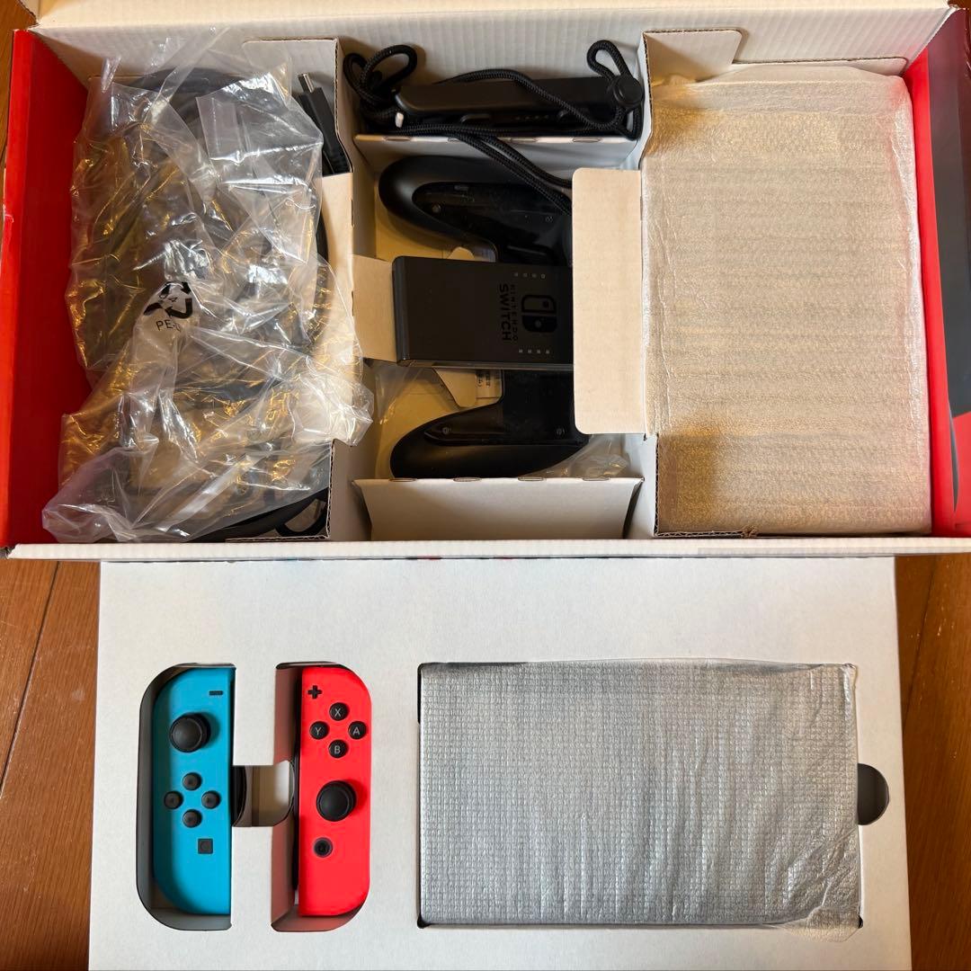 Nintendo Switch 本体　フィルム付き　Joy-Con (L)