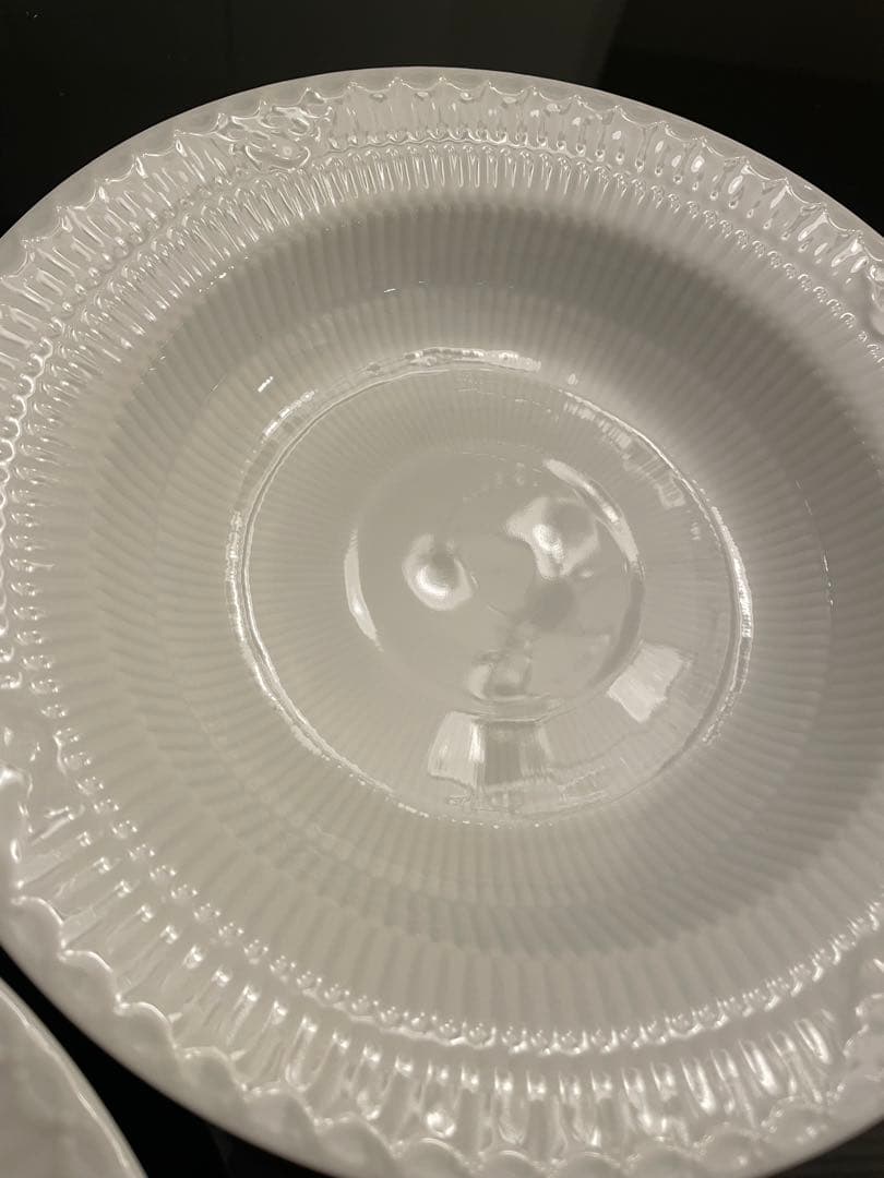 【新品】ロイヤルコペンハーゲン ホワイトフルーテッド ディープ21cm2枚