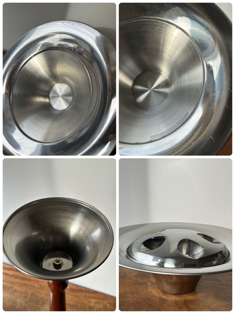 昭和レトロ　モダン　松田家具　木製灰皿　スタンド　ミッドセンチュリー　マツダ