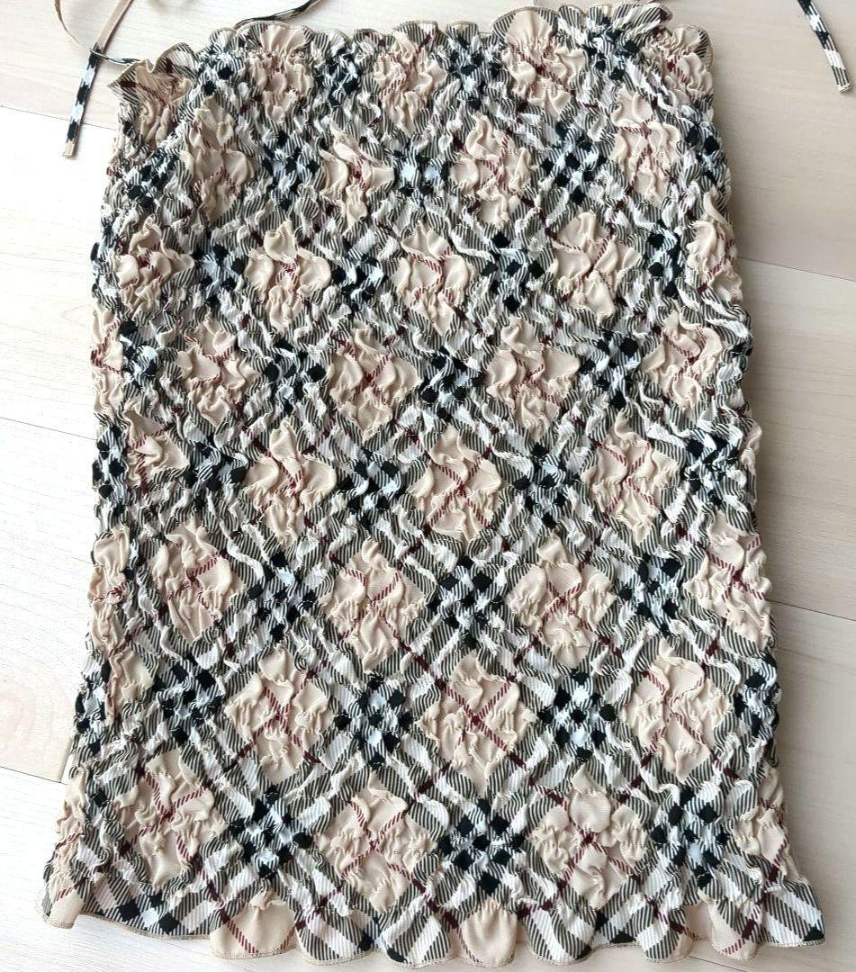 バーバーリー　ブルーレーベル　シャーリングキャミソール　ノバチェック